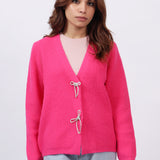 CARDIGAN WITH EMBELLISHED BOW DETAIL