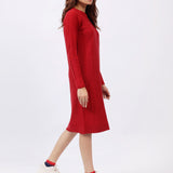 CASHMERE HAND FEEL SWEATER DRESS