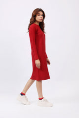 CASHMERE HAND FEEL SWEATER DRESS