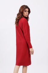 CASHMERE HAND FEEL SWEATER DRESS