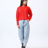 OVERSIZED CROPPED JUMPER