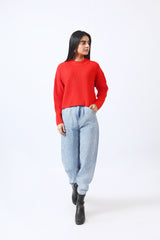 OVERSIZED CROPPED JUMPER