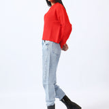 OVERSIZED CROPPED JUMPER