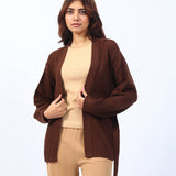 RELAXED FIT BELTED CARDIGAN