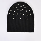 PEARLS WITH EMBELLISHED BEANIE