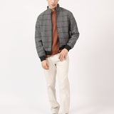 MOCKNECK WOOL BLEND JACKET