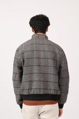 MOCKNECK WOOL BLEND JACKET