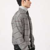 MOCKNECK WOOL BLEND JACKET