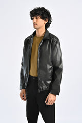 FAUX LEATHER JACKET