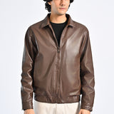 FAUX LEATHER JACKET