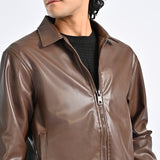 FAUX LEATHER JACKET