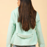 JACKET WITH PATCH POCKET DETAIL