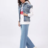 SLEEVELESS DENIM JACKET