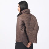 ABSTRACT PATTERNED PUFFER JACKET