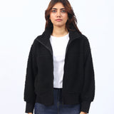 RELAXED FIT SHERPA JACKET