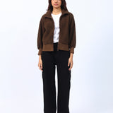 RELAXED FIT SHERPA JACKET