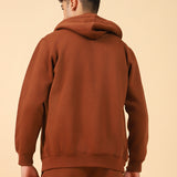 ZIPPER HOODIE WITH CHEST POCKET