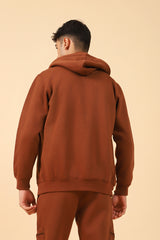 ZIPPER HOODIE WITH CHEST POCKET