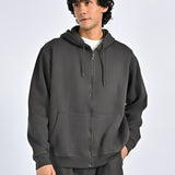 BAGGY FIT ZIPPER HOODIE