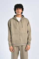 BAGGY FIT ZIPPER HOODIE