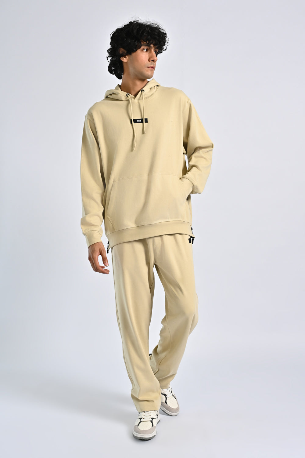 BAGGY FIT POPOVER HOODIE