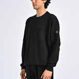 BAGGY FIT TEXTURED SWEATSHIRT