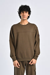 BAGGY FIT TEXTURED SWEATSHIRT