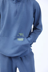 BAGGY HALF ZIP HOODIE