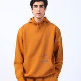 BAGGY HALF ZIP HOODIE