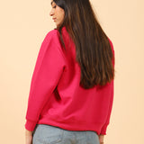 OVERSIZED UPPER WITH ZIPPER DETAIL