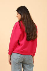 OVERSIZED UPPER WITH ZIPPER DETAIL