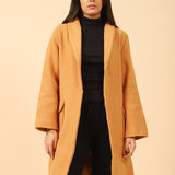 COAT WITH FRONT PANELS