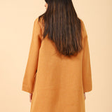 COAT WITH FRONT PANELS