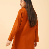 COAT WITH ROUNDED HEM