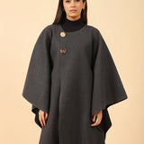 CAPE WITH FANCY BUTTONS