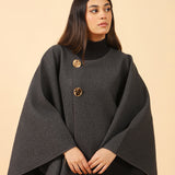 CAPE WITH FANCY BUTTONS