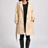 COAT WITH CUFF DETAIL