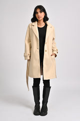 COAT WITH CUFF DETAIL