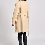 COAT WITH CUFF DETAIL