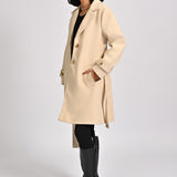 COAT WITH CUFF DETAIL