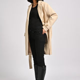 COAT WITH CUFF DETAIL