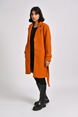 COAT WITH CUFF DETAIL