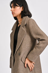 COAT WITH SLANT POCKET