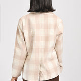 CHECKERED SHORT COAT