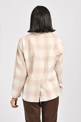 CHECKERED SHORT COAT