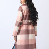 CHECKERED LONG COAT