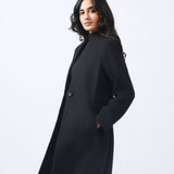 PANELLED LONG COAT