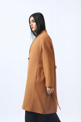 PANELLED LONG COAT