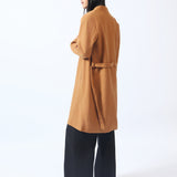 PANELLED LONG COAT