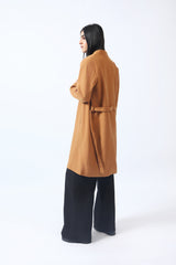 PANELLED LONG COAT